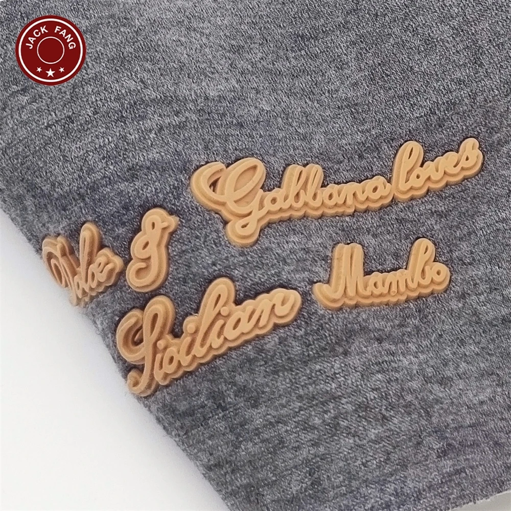 Custom 3D Printing Clothing Tpu Heat Transfer Football Team Logo Voltage Embossed Tpu Patch Label
