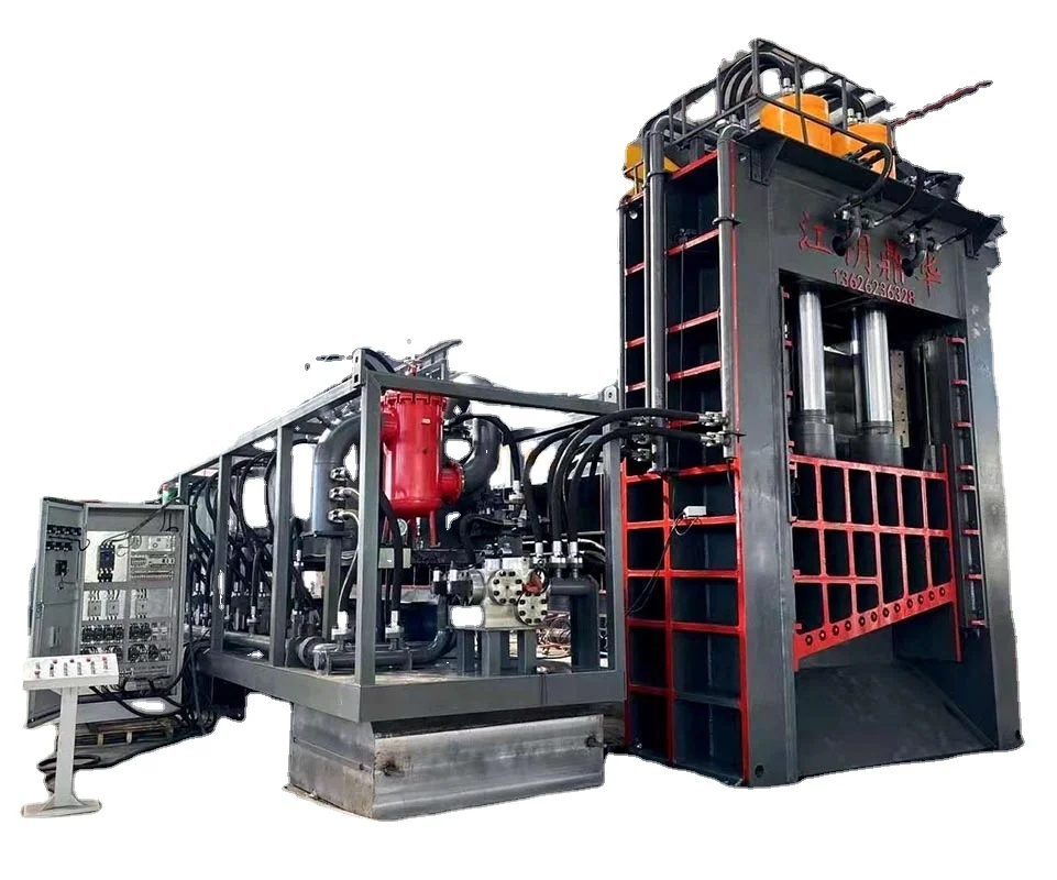 Hydraulic Scrap Metal Shears for Cutting Steel HS Car Beam Rail shearing machine