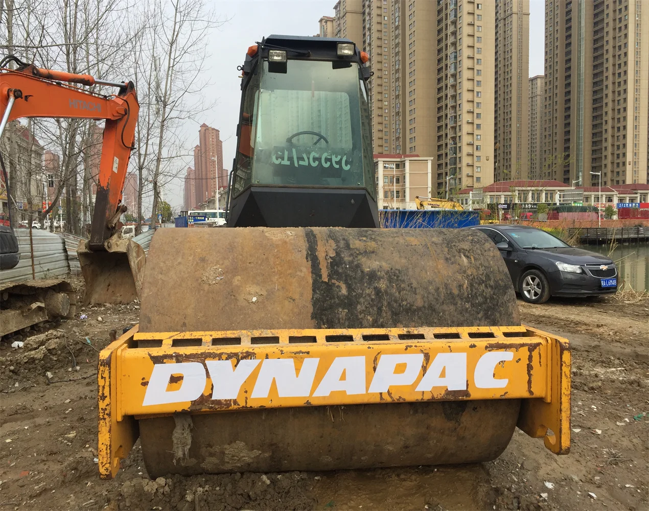  Used Dynapac CA30D road roller Secondhand 15Ton soil