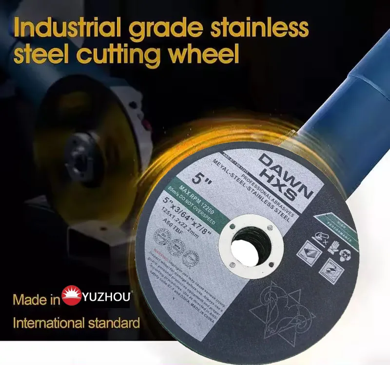 New Abrasive Grinding Wheel Cutting Disc 4inch 4 1/2 Inch 5inch Cutting Disc For Metal Stainless Steel And Carbon Steel