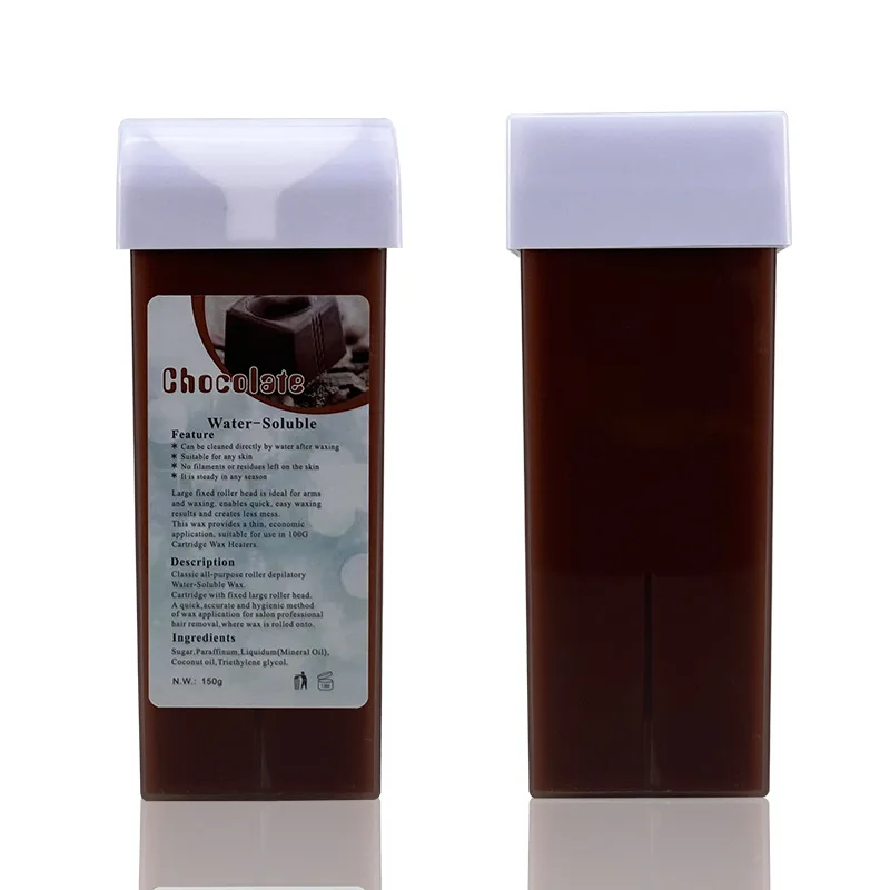 100G Hot melt Soft Wax Roller cartridge for hair removal Depilatory Removal Wax Roller for Body Area Waxing Legs Arms at Home