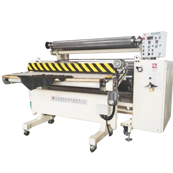 
Автоматическая машина для нанесения покрытия роликами из искусственной кожи 