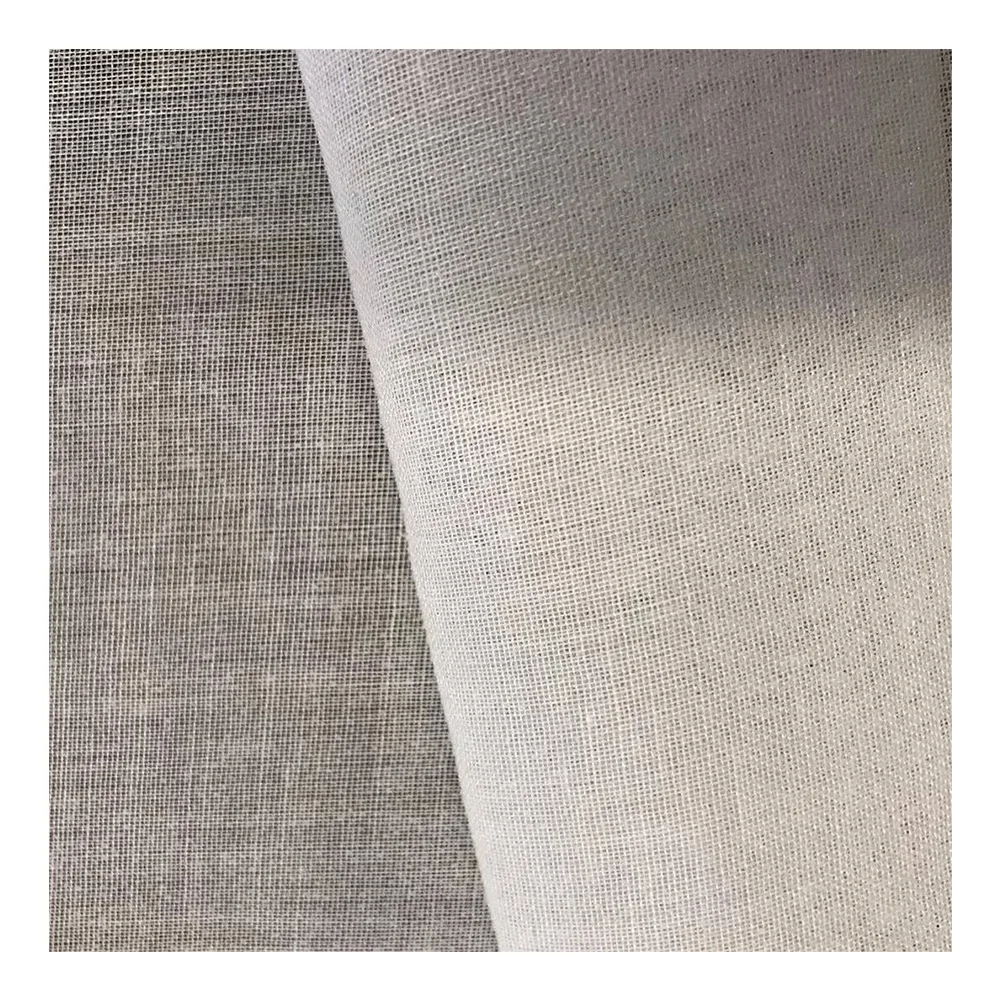 
 Китай, оптовая продажа, T/C, плетеная подкладка, фьюзинг/рубашечный воротник, клейкая подкладка Buckram  