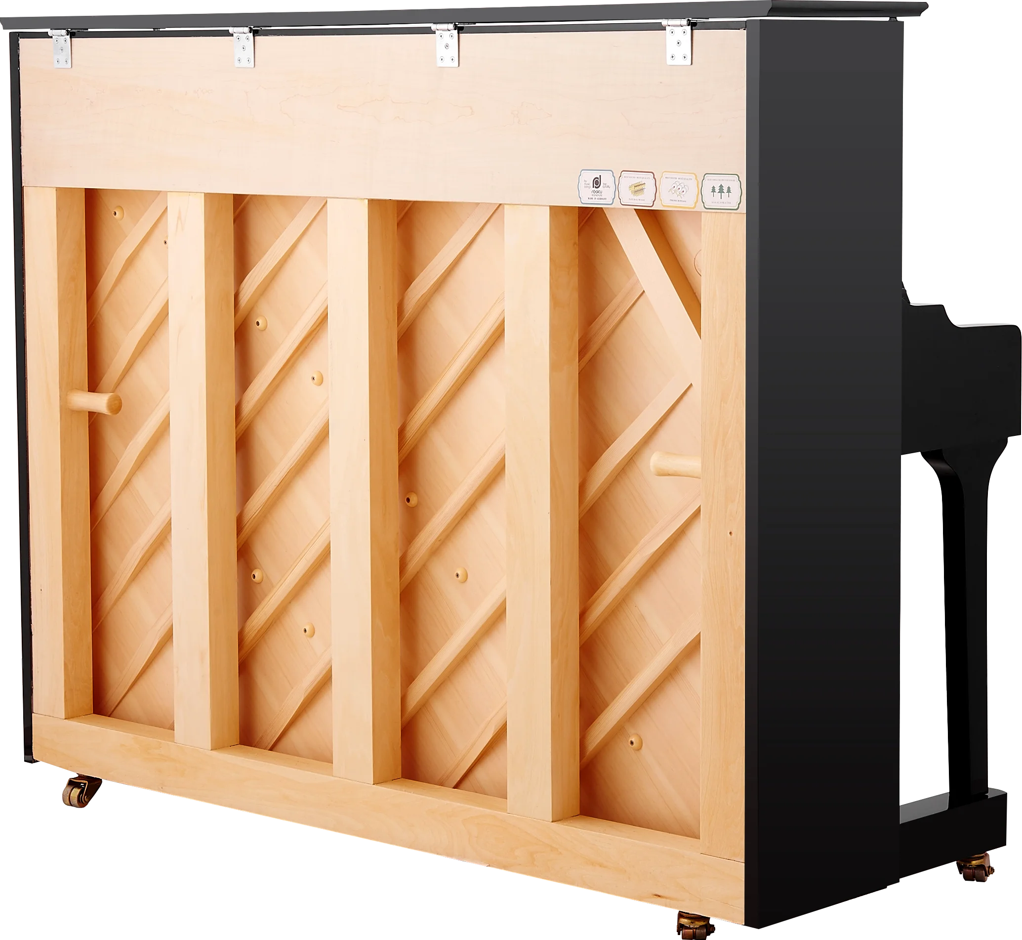 HD-L122G High Tech Painted Upright Acoustic Piano 88 Keys Factory Outlet Piano