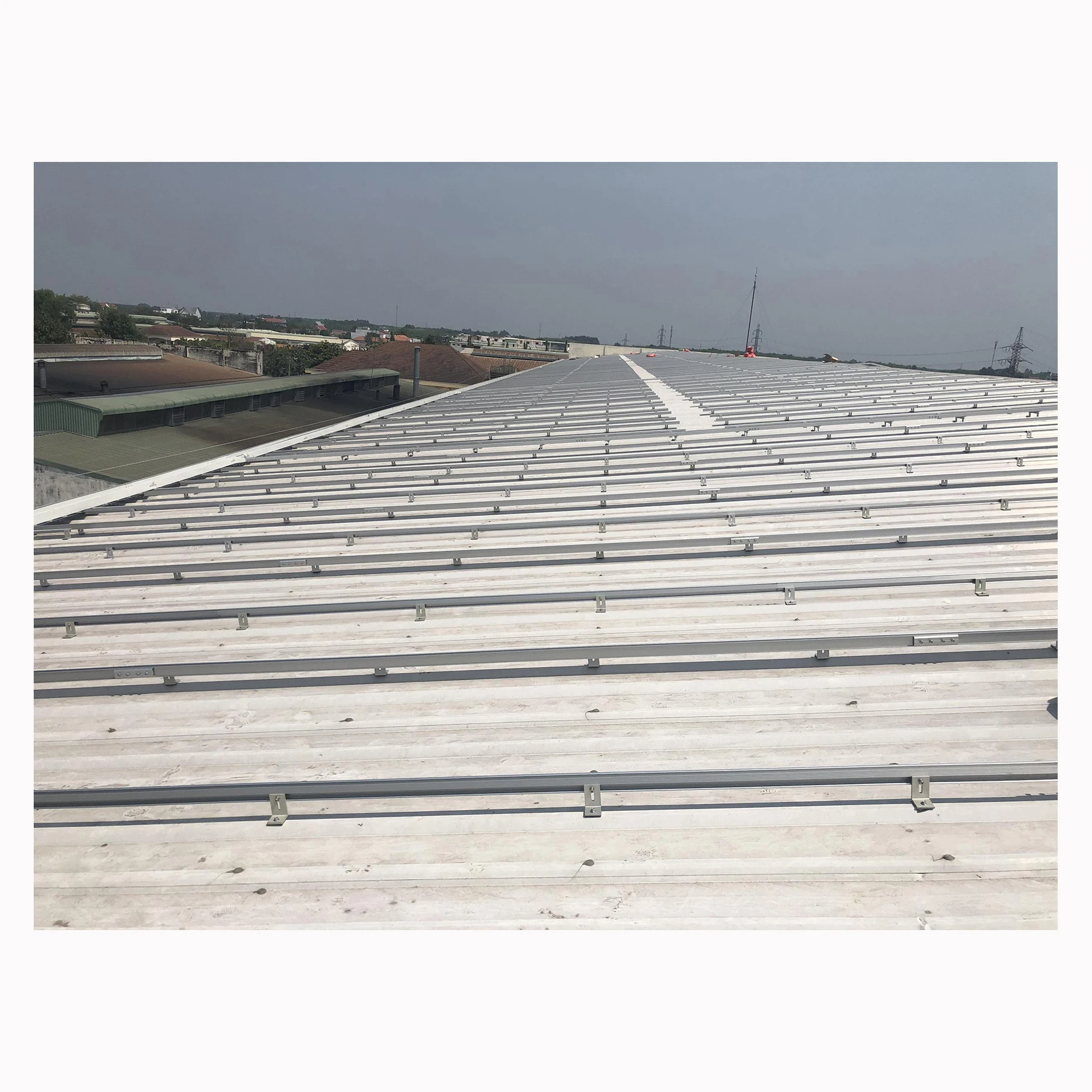 Waterproof PV System Aluminium Solar Panel Mounting Rail