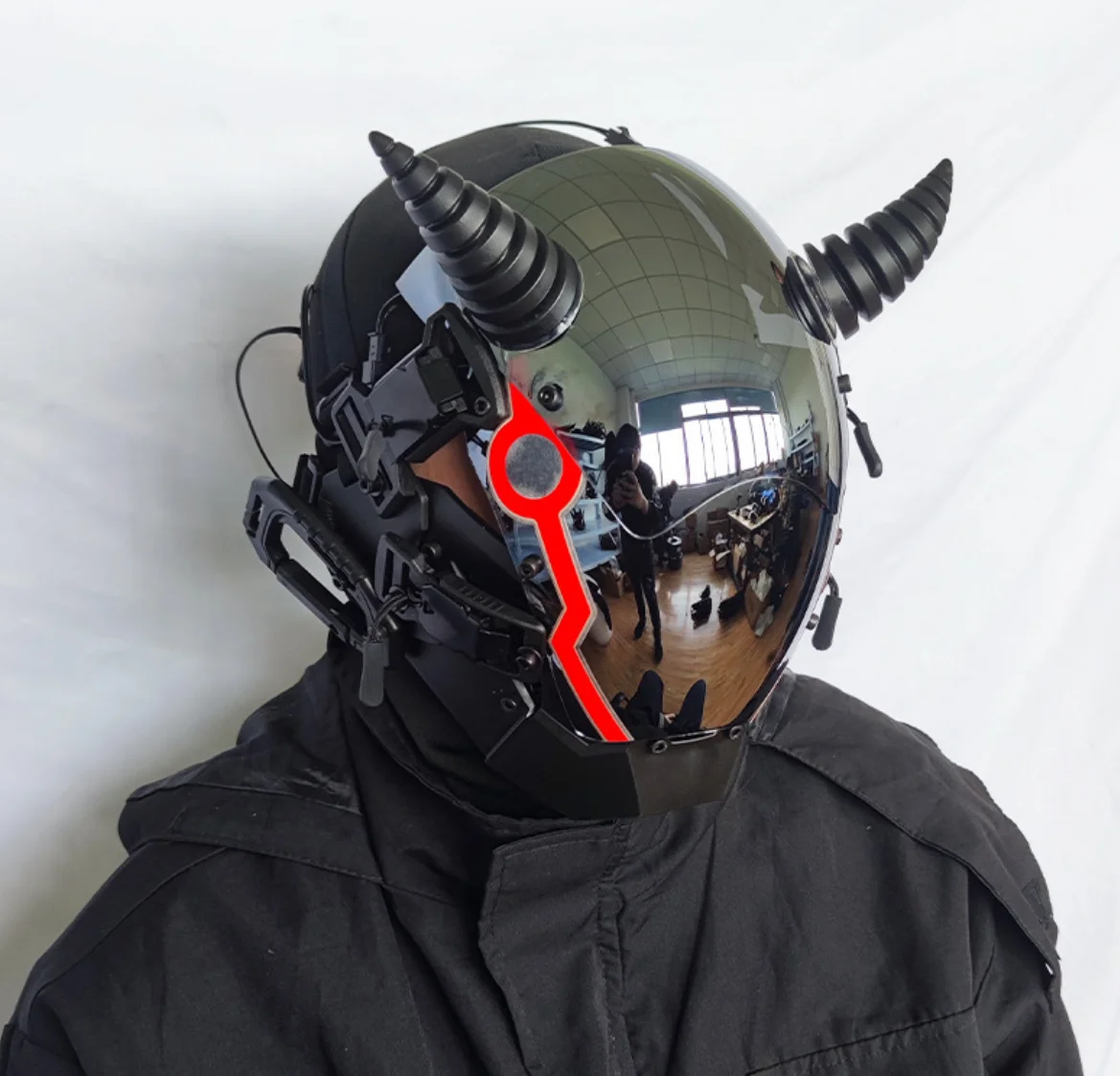 Amazing Robot Helmet Led Change Face Costumes Robotic Cosplay Costume Cosplay Suits DJ Show Event Park Helmet Mask