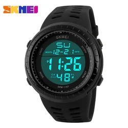 SKMEI 1167 2019 новые Брендовые мужские светодиодные цифровые часы модные спортивные подходят для ныряния плавания на открытом воздухе