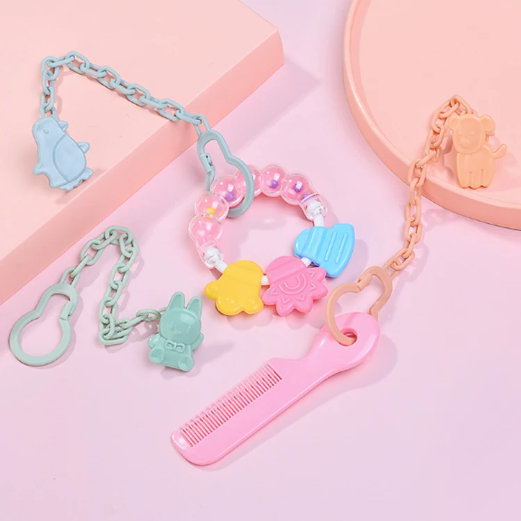 
Food Grade PP Baby Pacifier Clip Chain 