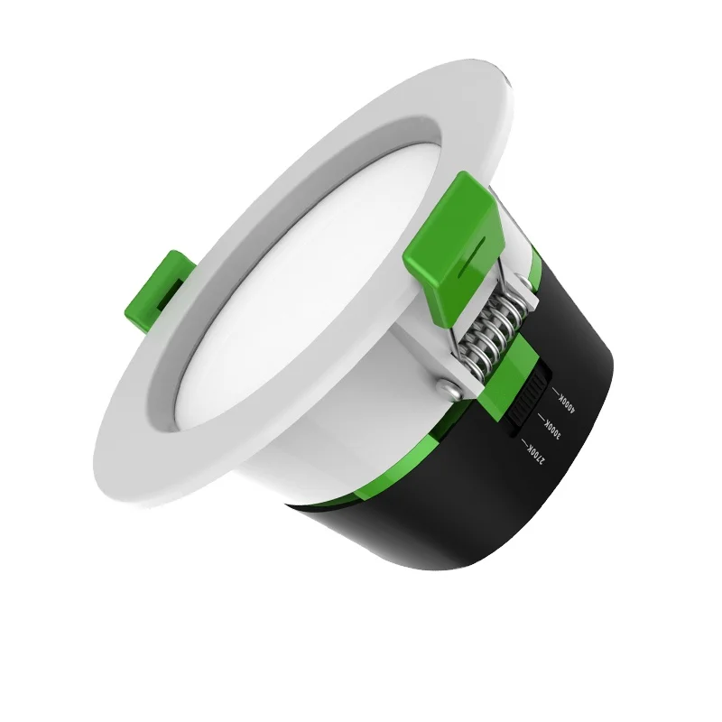 Luminans CCT Adjustable 220-240V 9W SMD Cutout 85mm Flicker Free Spot Led Light Waterproof Recessed LED Downlight For Room