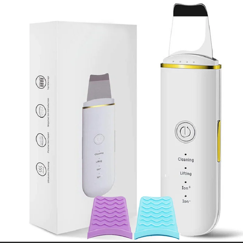 Beauty Care Spatula BlackHead Removal Peeling Face Lift Dead Exfoliators Cleansing Facial Ultrasonic Skin Scrubber