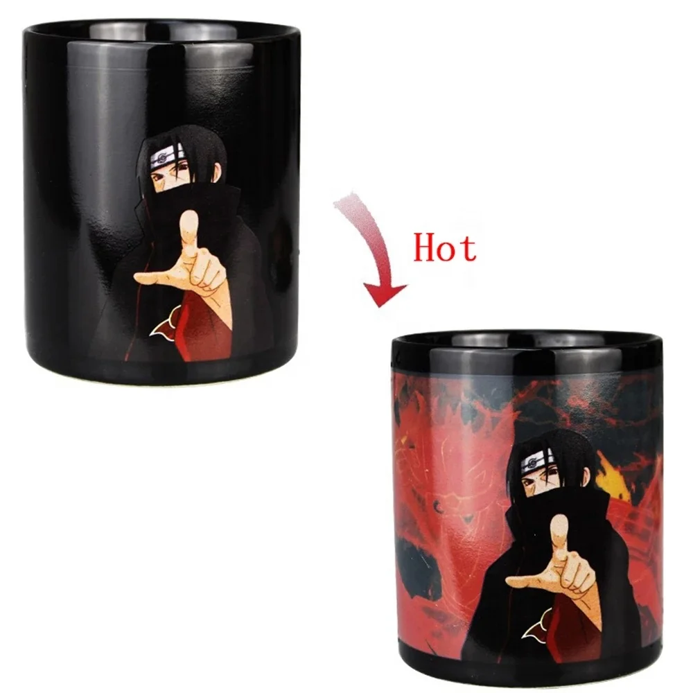 Best Gift for Children New 350ml Cartoon Heat Sensitive Changing Color Ceramic Milk Coffee Mug Drink Hot Water Cup