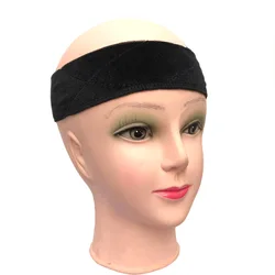 Factory Brown Black Skin Color Hair Wig Band Adjustable Wig Grip Band Velvet Use for Holding Wigs Easily