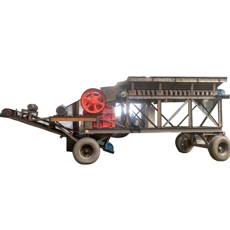 
China Hot Selling Mobile Vehicle-mounted Crusher 