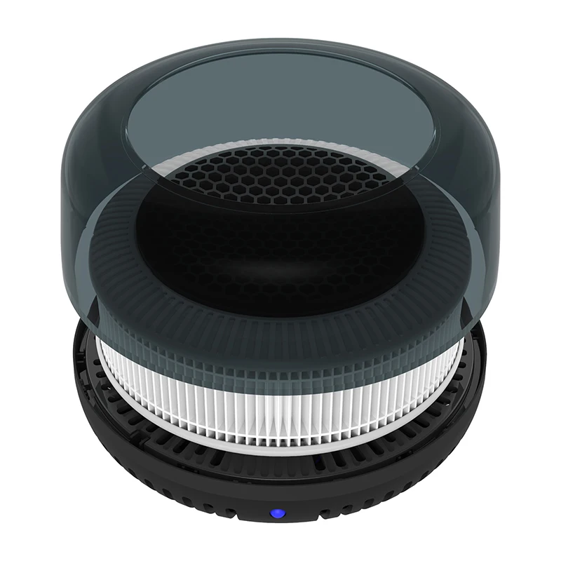 2021 New Portable Car Air Purifier Rechargeable Home Office Hepa Filter Car Air Purifier