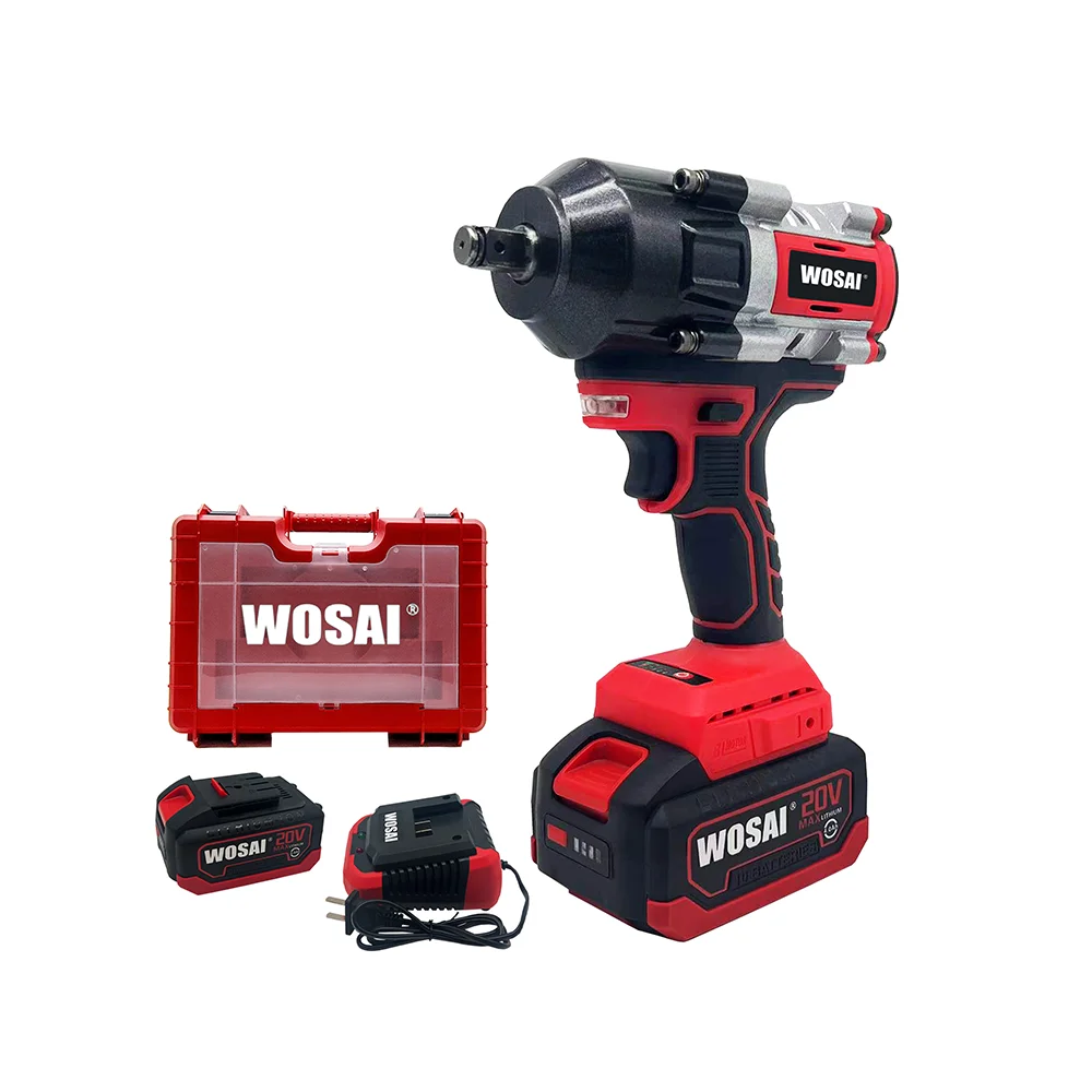 Profesional Repair Ratchet Wrench 1/2 Drive Size 800NM Working High Torque Impact Brushless Power Wrenches Kit