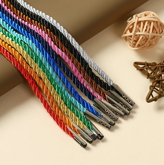 3 Strands Twisted Rope With Tips For Paper Bag Handles