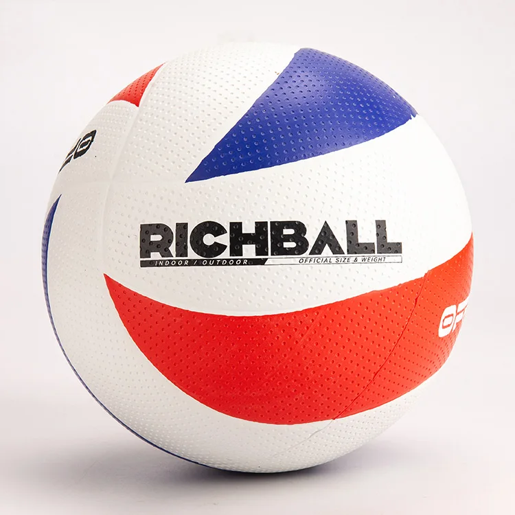 Outdoor Youth Volley Ball Training Colorful Rubber Beach Volleyball