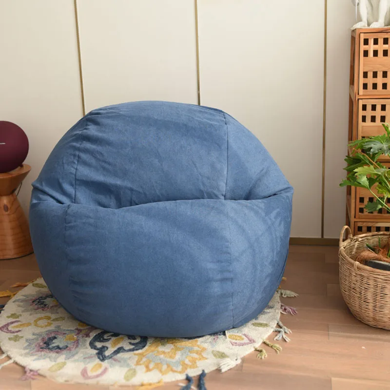 Skin Friendly BeanBag Bed 5 FT Giant Soft Faux Fur Foam Filled Beanbag Sofa Bedroom Chair For Adult Kid Living Room Furniture