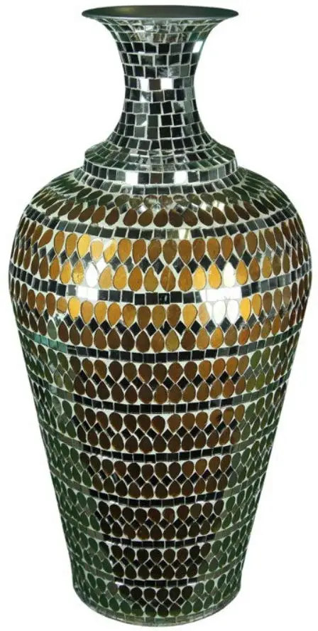 Vietnam handmade decorative floor mother of pearl luxury flower vase for home decor