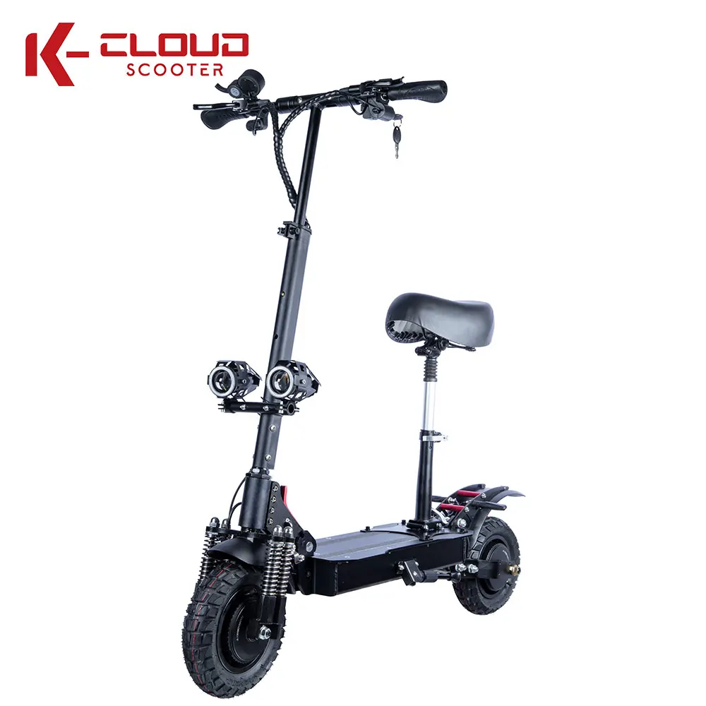 Eu Usa Uk Warehouse 2400W Dual Motor Foldable Two Wheel Mobility Electric Scooter For Sale