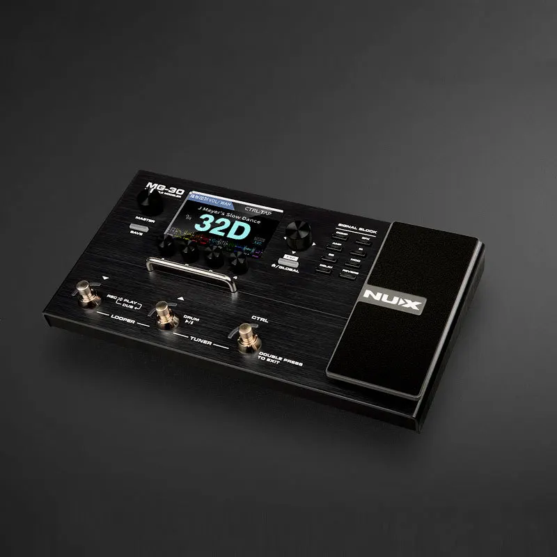 Little Angel NUX MG-100 MG-30 Electric Guitar Digital Multi-Effects Pedal Custom Logo Bass Instrument Case Wholesale Available