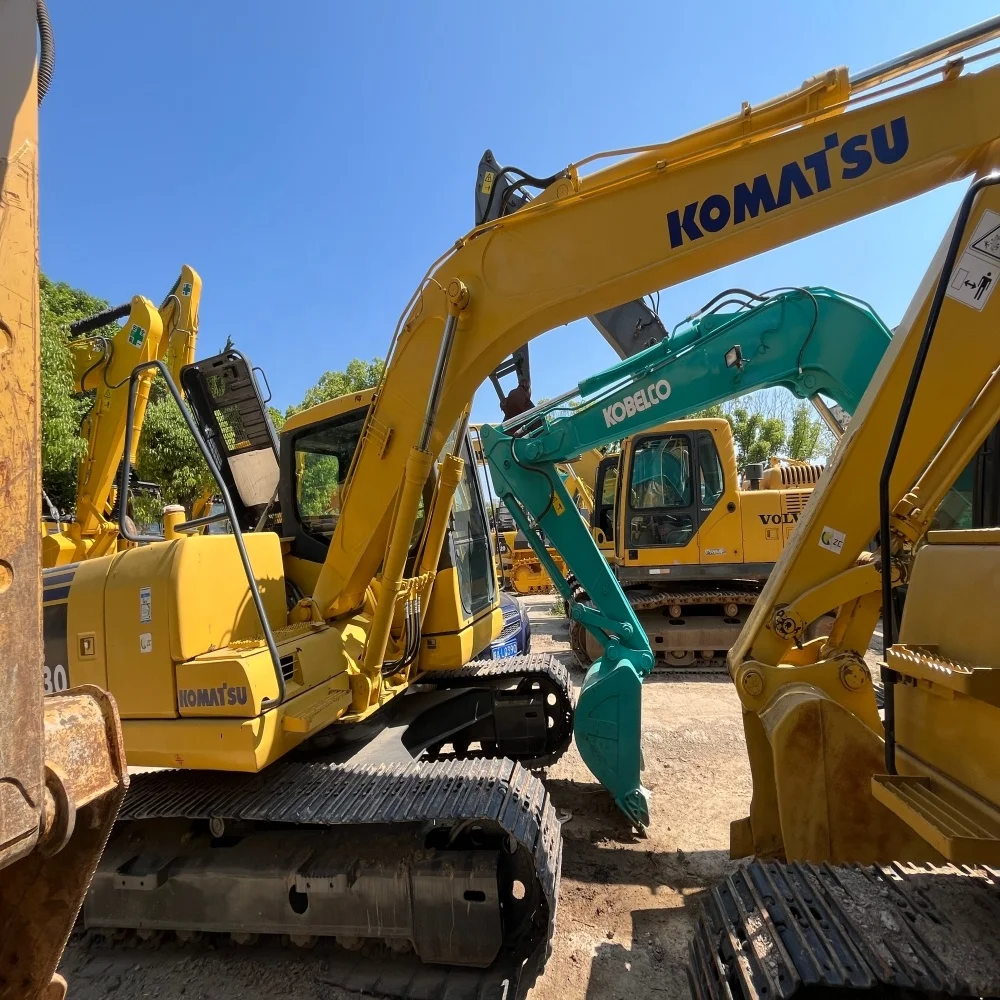 Подержанный PC130-7 Komatsu 13-тонный гидравлический экскаватор двигатель для кошек отличное состояние коробка передач хорошая цена продажа подержанных