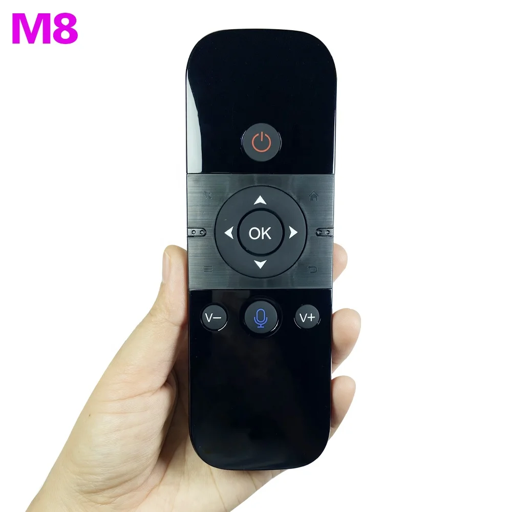 Смарт-клавиатура M8 X96 HK1 с голосовым дистанционным управлением, 2,4 ГГц, ИК, Android 3318