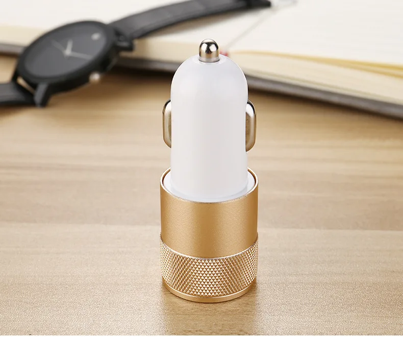 Best Quality 5V 2.1A Dual Universal Mini USB Car Charger 2Port, USB Car Charger for iphone 5 5s 6 7 8 x xs xr xs max /for ipad