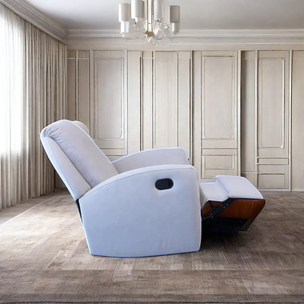 Home Movie Theater Sofa Set Manual Function Swivel Ergonomic Design Recliner Sofa Fabric Leather Rocking Chair Recliner