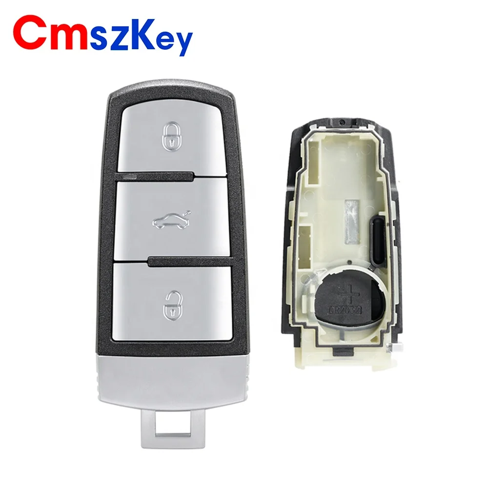 For VW B6 B7 B7L CC R36 Maogotan B5 Passat 3C 3 Buttons  Remote Key Fob Shell Case Half Smart