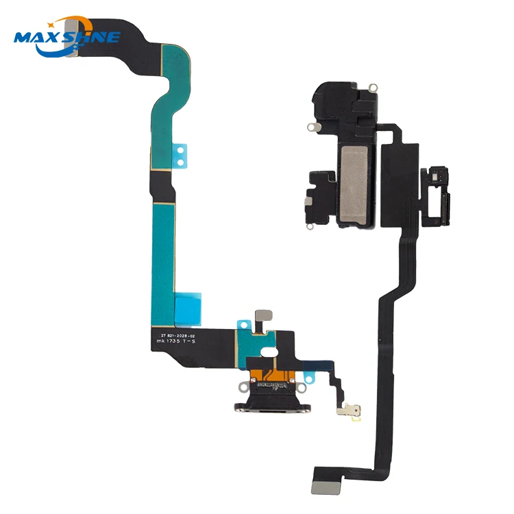 Dual Sim Card Reader Sim Card Tray Slot Holder For iPhone X Flex