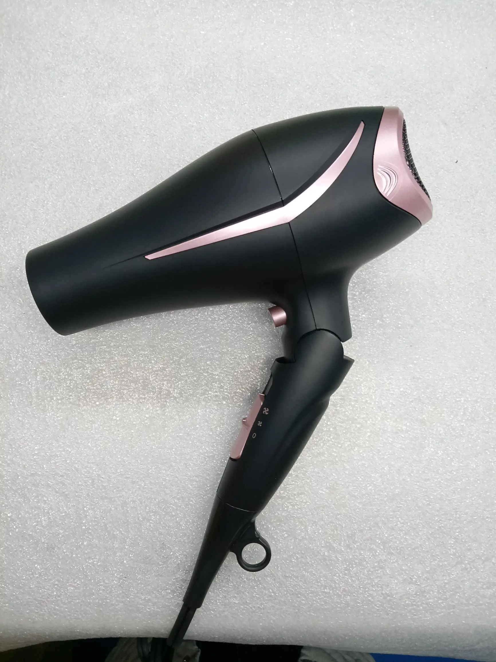 Оптовая продажа с фабрики, 2200 Вт высокомощный двигатель постоянного тока, бытовой Прямая поставка, электронный фен, складной Дорожный фен