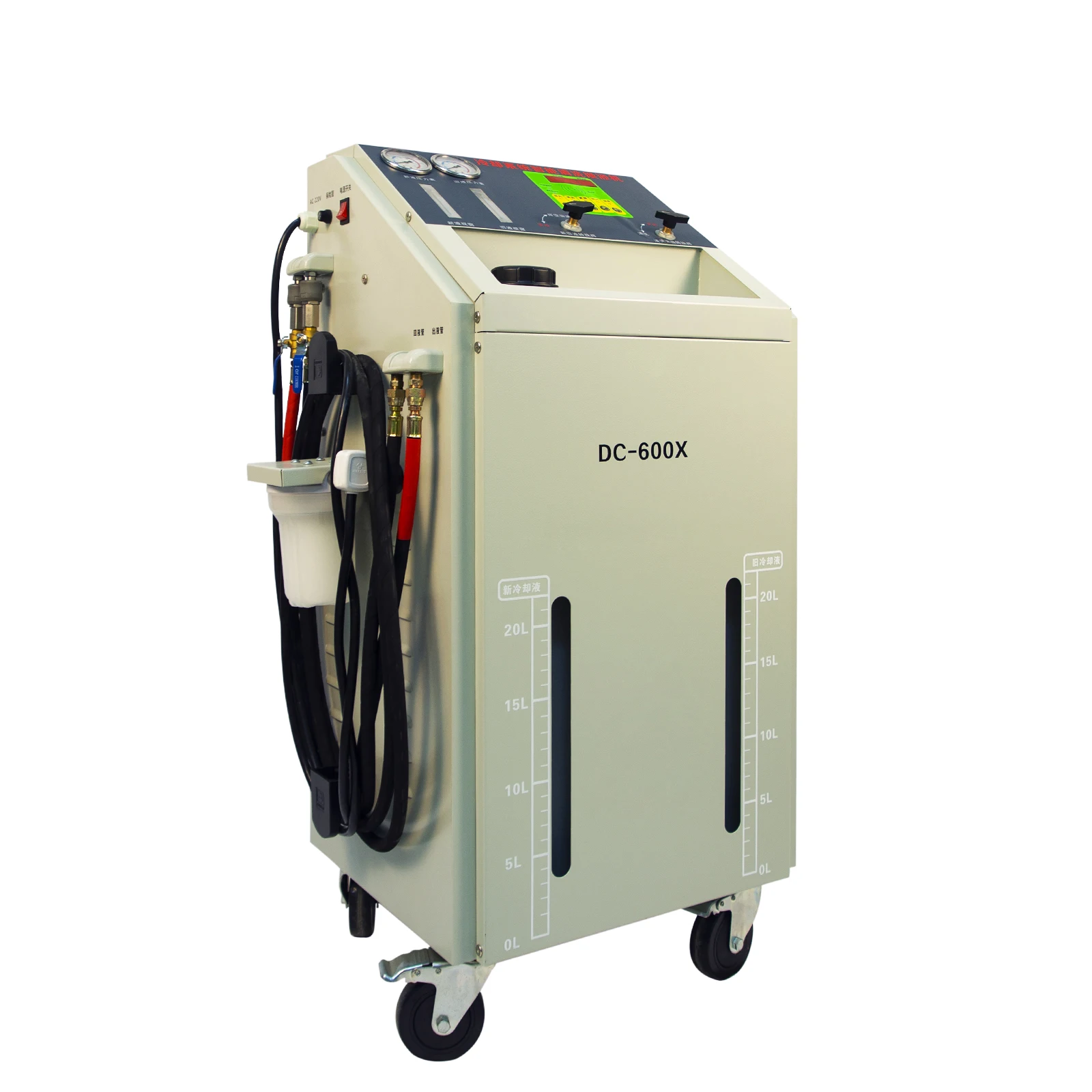 DC-600X Engine cooling system radiator fluid oil cleaning machine