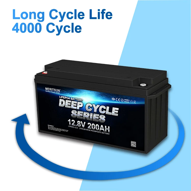  Замена SLA батареи глубокого цикла LiFePo4 12v 200ah литиевая