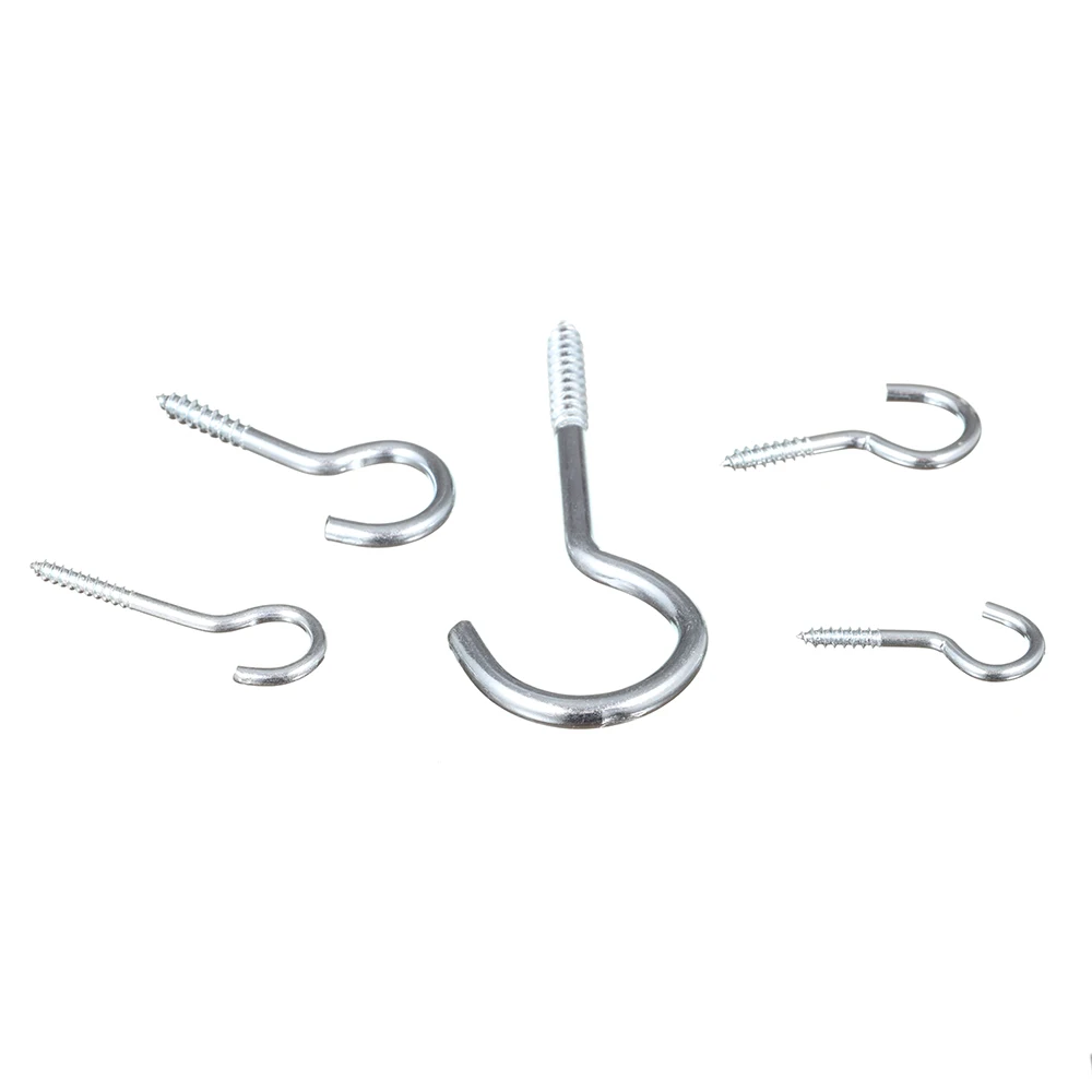 JIS ANSI Certification Black Oxide Zinc Plated 4mm 9mm 12mm Stainless Steel Heavy Duty Cup Hooks Shouldered Screw Hanging Hat