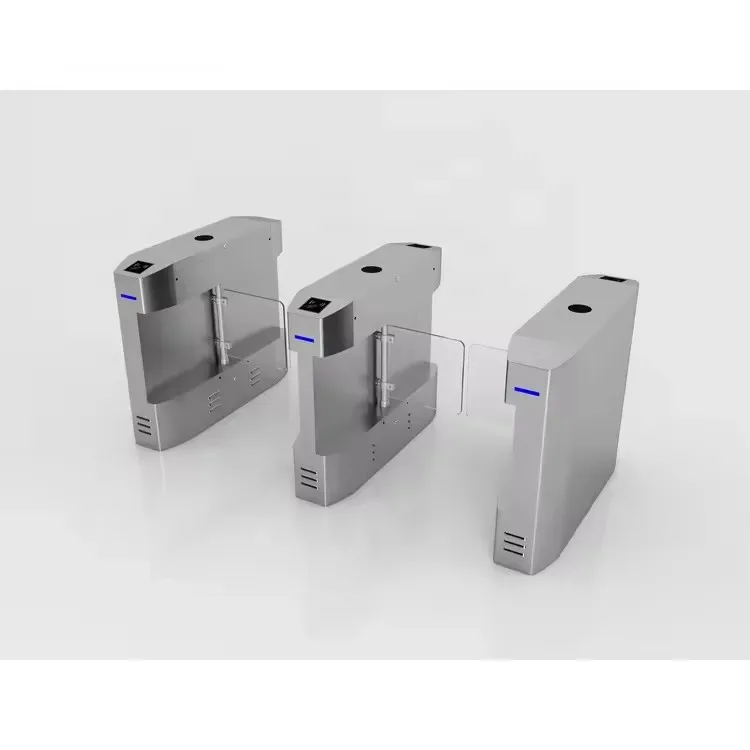 Office Construction RFID Card Security Access Control System Automatic Swing Barrier Turnstile Gate