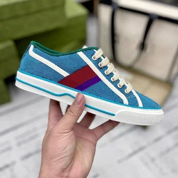 Multicolor Rhyton Designer Top Quality Tennis 1977 Shoes Luxury Famous Brand Women Wholesale Embroidery Stripes Sneakers