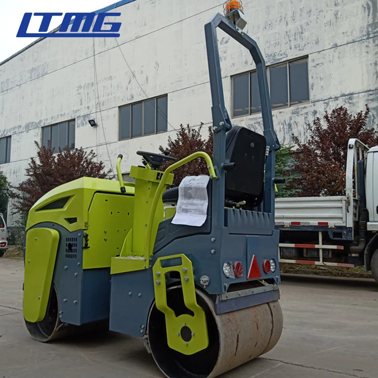 LTMG Best Seller Dual Drum Vibratory Compactor Roller Truck 1ton 1.5ton 2ton 3ton Small Roads Roller with CE