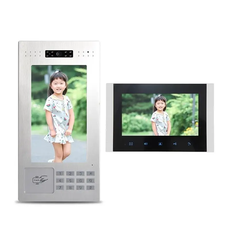 Aitdda 10 inch TCP/IP Full Digital IP Video Intercom for buildings Muti-unit Video Intercom System