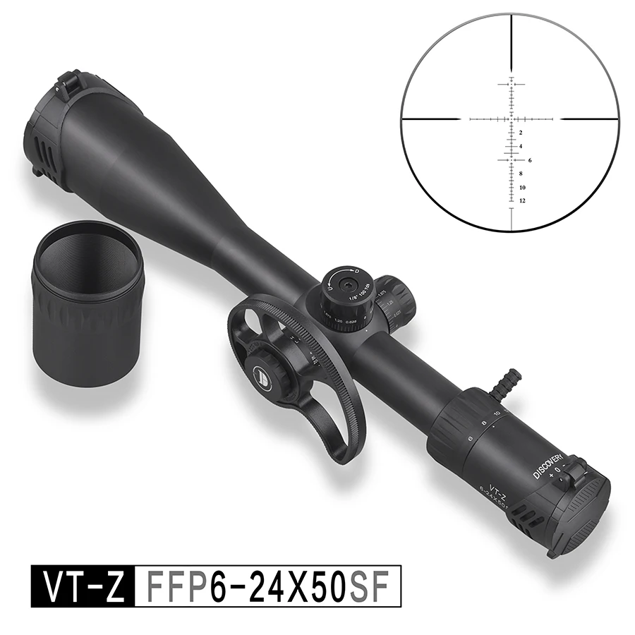 Discoveryopt VT-Z 6-24x50SF FFP Sight 30mm Tube Diameter Waterproof Long Range Outdoor Optics Scopes for Hunting
