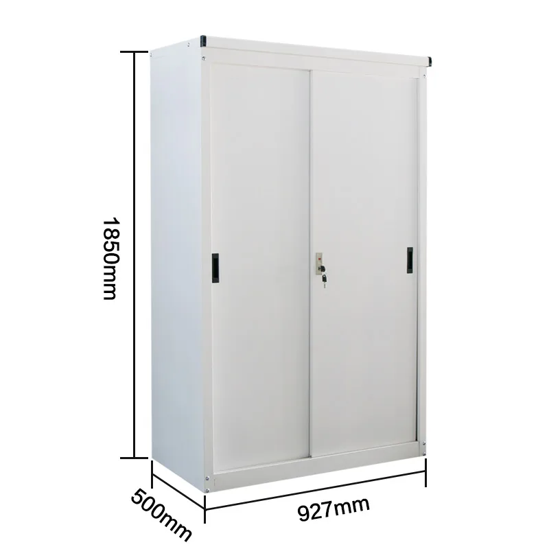 Sliding Door Customized Filing Cabinets Steel Storage Locker Metal Cabinets For Living Room Balcony Furniture