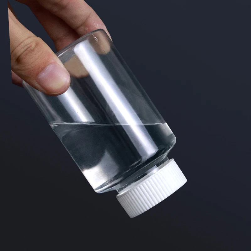 100ml 150 200 250 300ml transparent plastic bottle PET bottle dispensing sample bottle