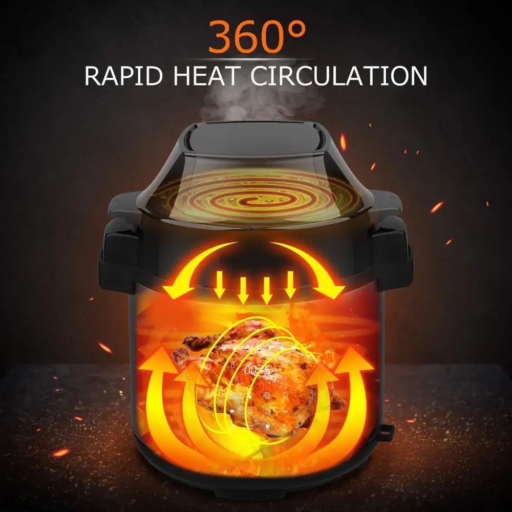 Глубокая фритюрница GTAP06C кухонная посуда мгновенная электрическая глубокая фритюрница для жарки все в одном