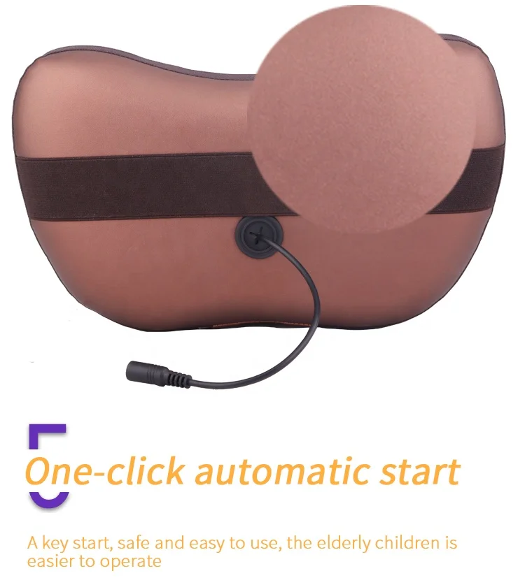 Electric Car Seat Wireless Shiatsu pillow shiatsu mini electric feet massager