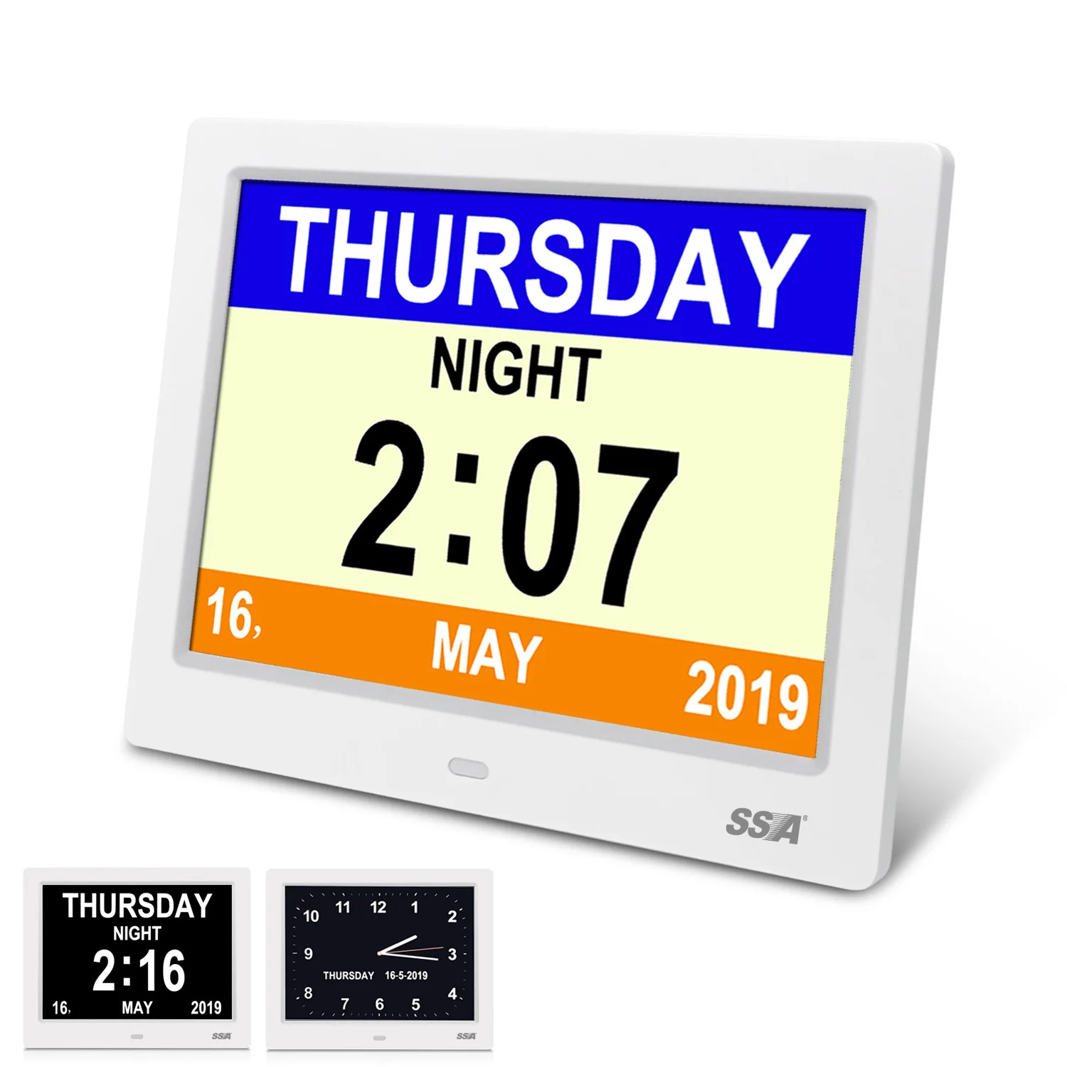 Smart Creative Wall Digital F30 White Digits Church Hospital Electronic For Module Sublimation Masive Closter Clock Frame Clock