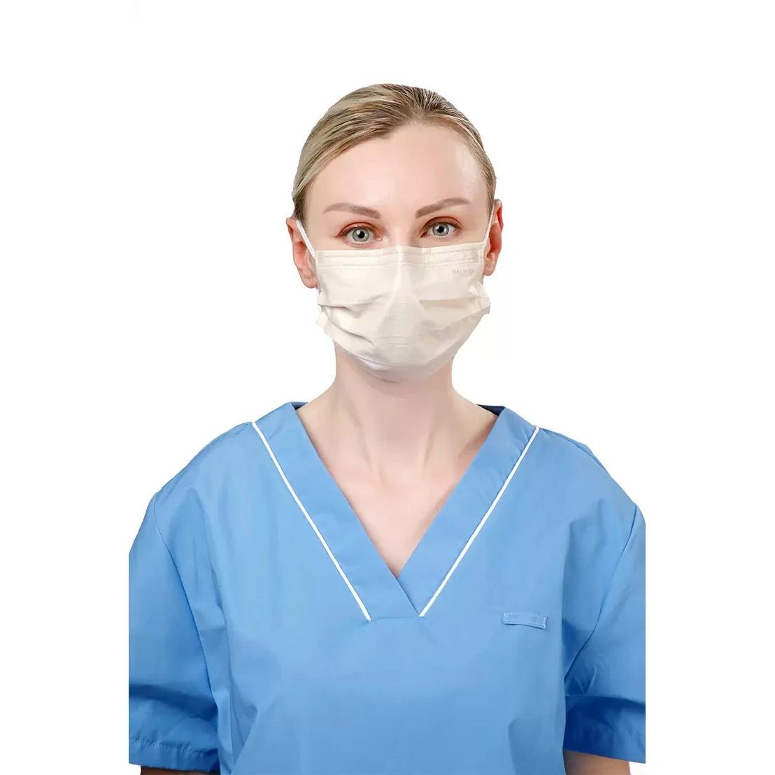 Wholesale Disposable 3ply Earloop Surgical Face Mask 50pcs A Box Blue Level 1 Medical Masks Facemask