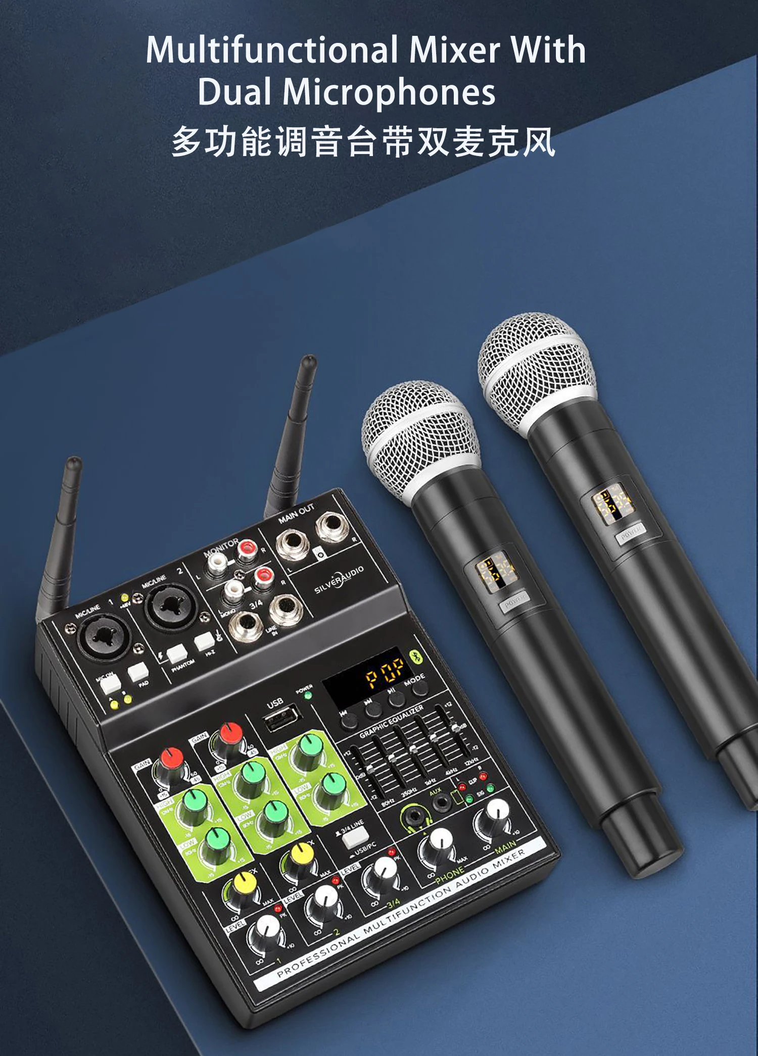 GAX-Gt4brand New Harga Mixer Audio 32 Channel With High Quality