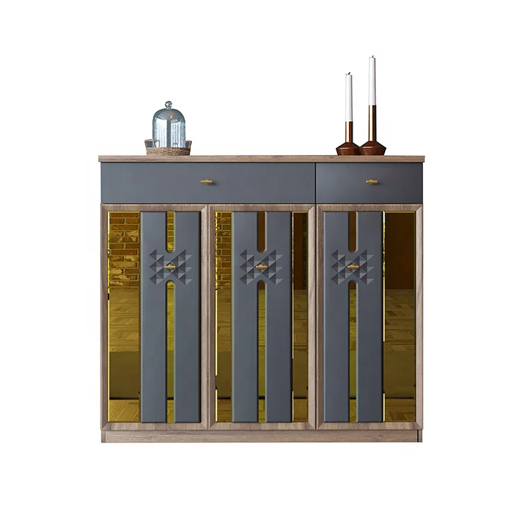 
Modern Multi-functional Home Wooden Shoe Storage Cabinet Turkish Style Entrance Shoe Racks 