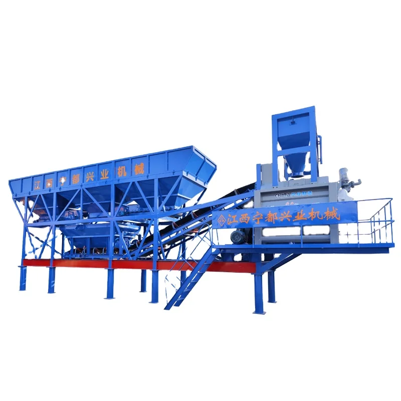 2024 hot sale China Supplier For 60m3/h Portable Mobile Concrete Batching Mixing Plant
