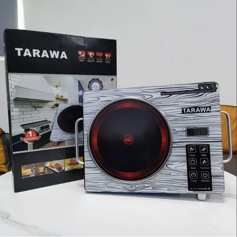 Portable 1 Burner Waterproof Infrared Hob Stove 2200W Electric Ceramic Cooker Induction Infrared Cooker